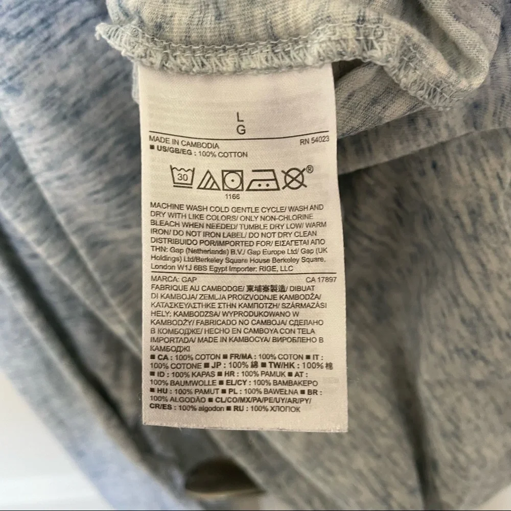 Gap Lived In Long Sleeve Shirt